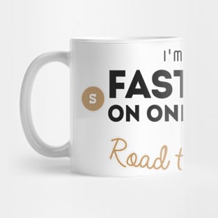 Faster On One Leg - White Mug